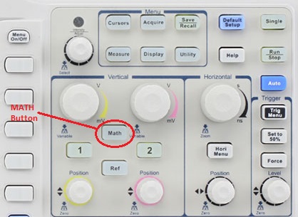 2190E Front MATH Button