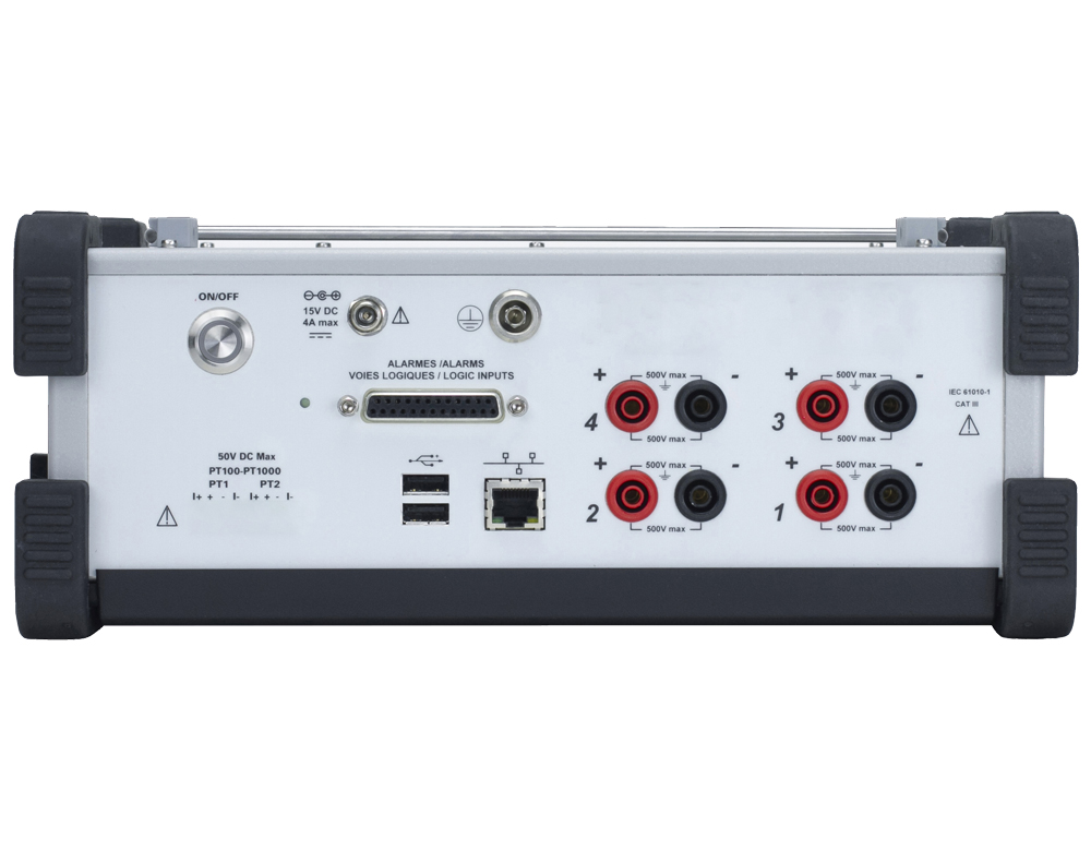 Data Acquisition Recorders and Loggers DAS50 High Speed DAQ System 4 Channels Rear View